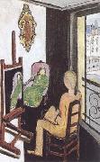 Henri Matisse The Painter and his Model (mk35) painting